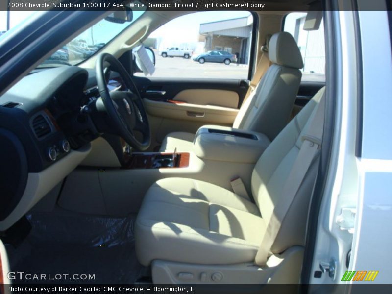 White Diamond Tricoat / Light Cashmere/Ebony 2008 Chevrolet Suburban 1500 LTZ 4x4