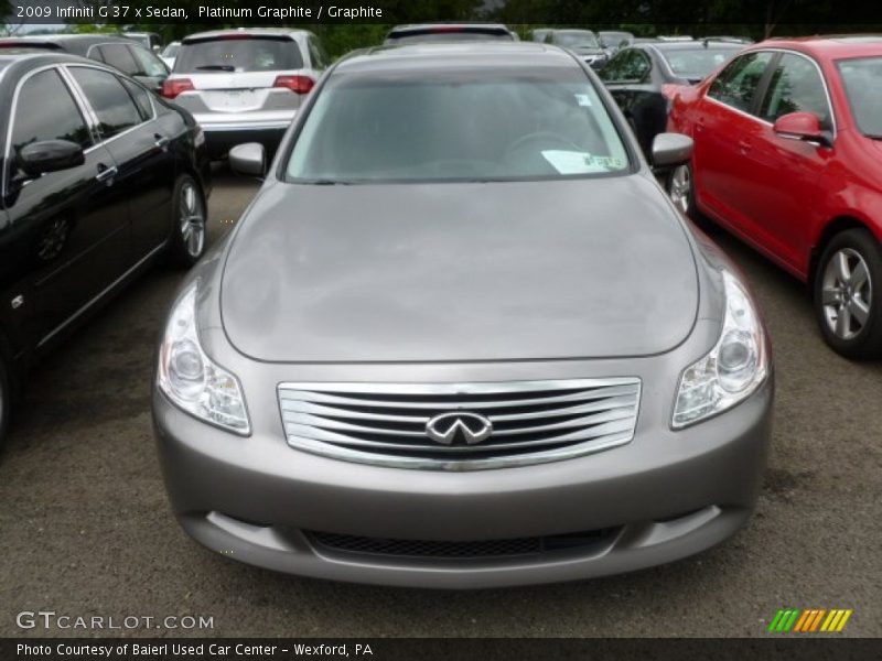 Platinum Graphite / Graphite 2009 Infiniti G 37 x Sedan