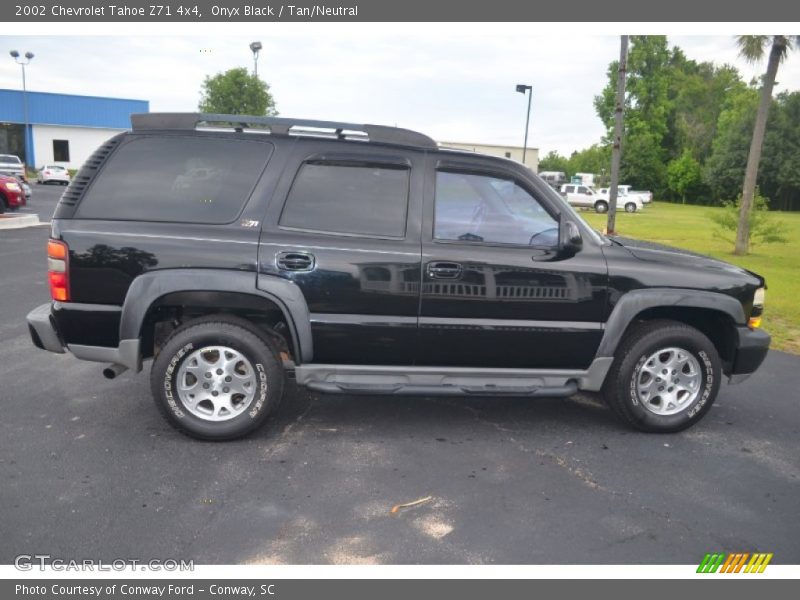 Onyx Black / Tan/Neutral 2002 Chevrolet Tahoe Z71 4x4