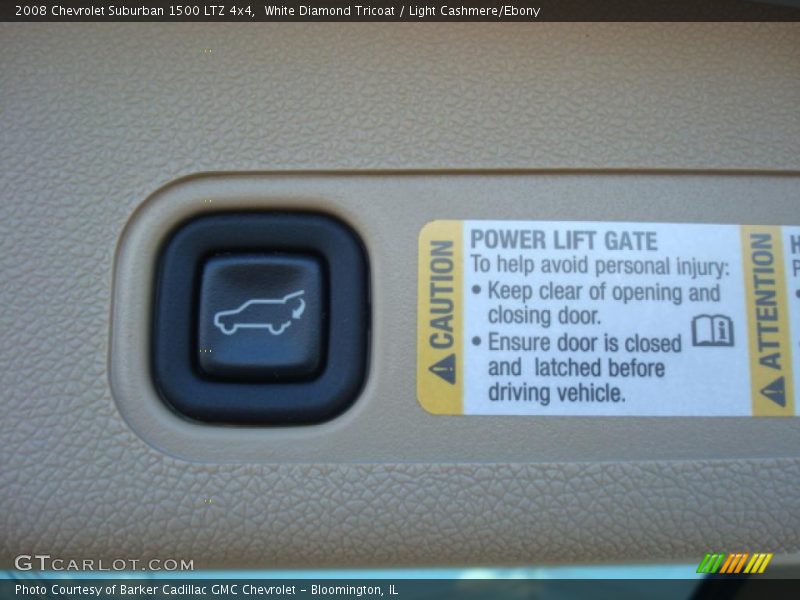 White Diamond Tricoat / Light Cashmere/Ebony 2008 Chevrolet Suburban 1500 LTZ 4x4