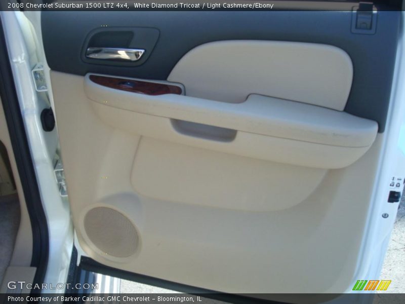 White Diamond Tricoat / Light Cashmere/Ebony 2008 Chevrolet Suburban 1500 LTZ 4x4