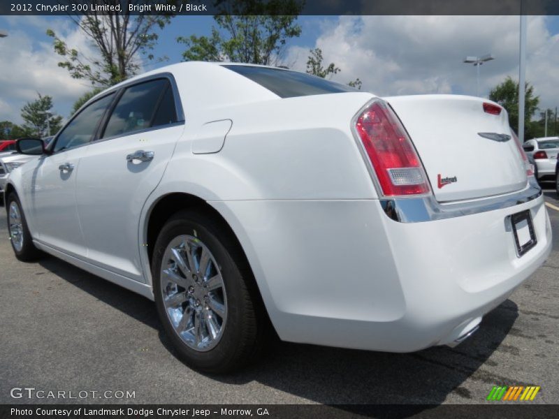 Bright White / Black 2012 Chrysler 300 Limited