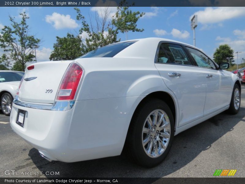 Bright White / Black 2012 Chrysler 300 Limited