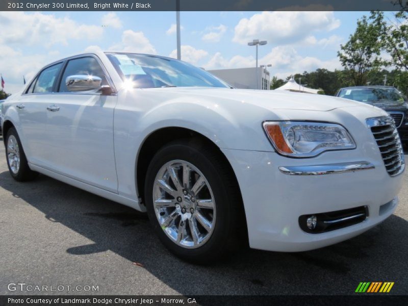 Bright White / Black 2012 Chrysler 300 Limited