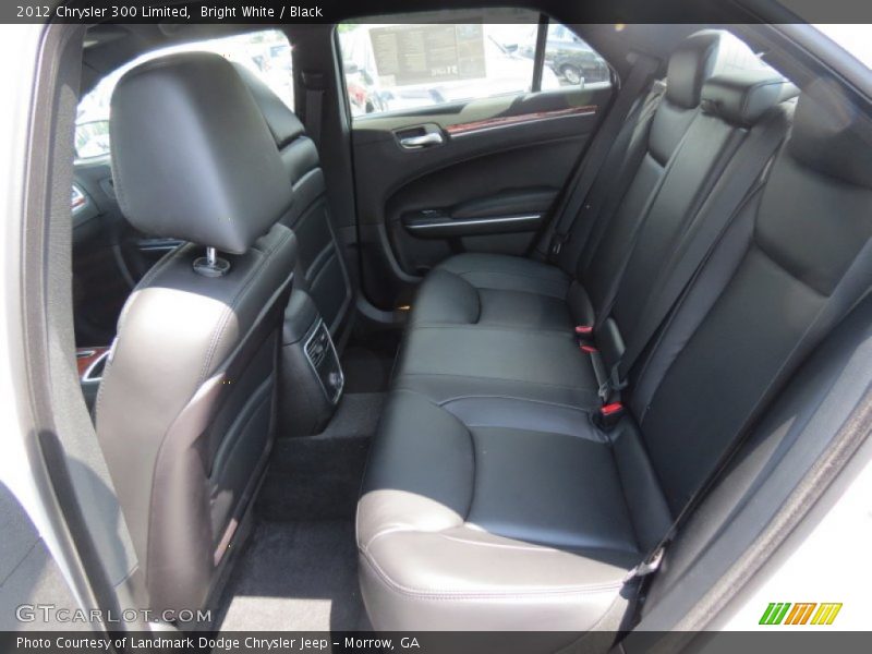 Bright White / Black 2012 Chrysler 300 Limited