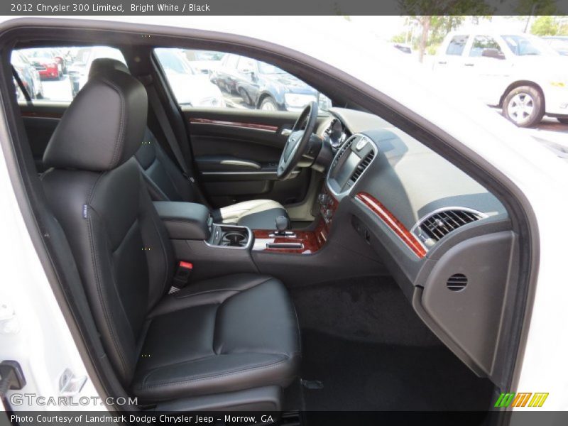 Bright White / Black 2012 Chrysler 300 Limited