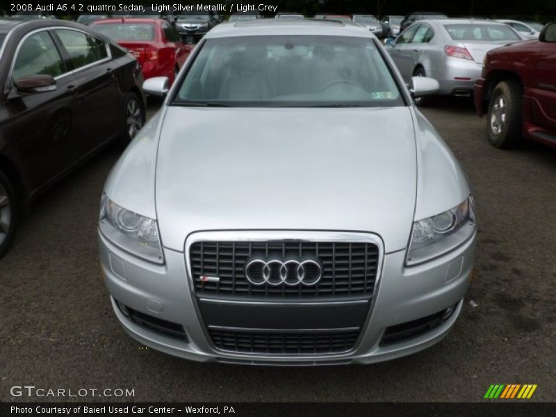 Light Silver Metallic / Light Grey 2008 Audi A6 4.2 quattro Sedan