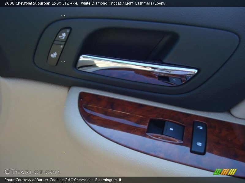 White Diamond Tricoat / Light Cashmere/Ebony 2008 Chevrolet Suburban 1500 LTZ 4x4