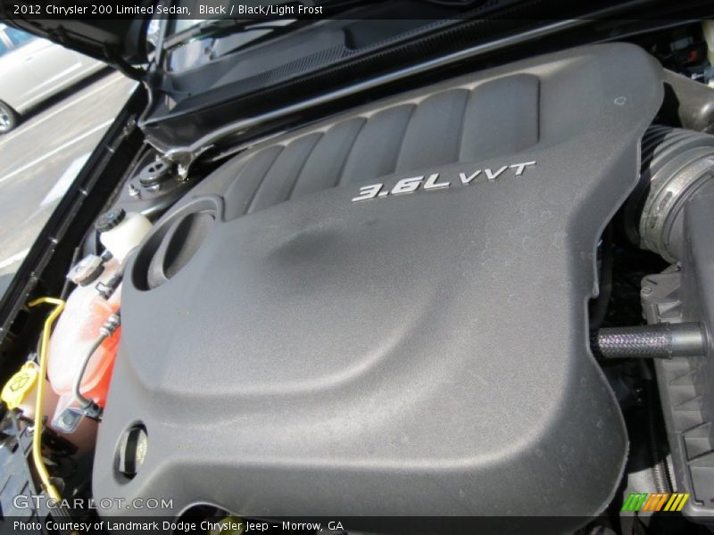 Black / Black/Light Frost 2012 Chrysler 200 Limited Sedan