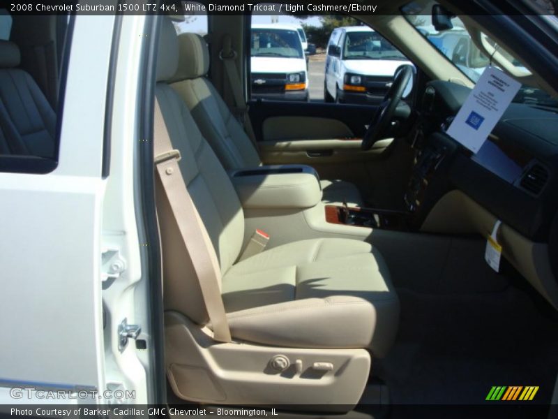 White Diamond Tricoat / Light Cashmere/Ebony 2008 Chevrolet Suburban 1500 LTZ 4x4