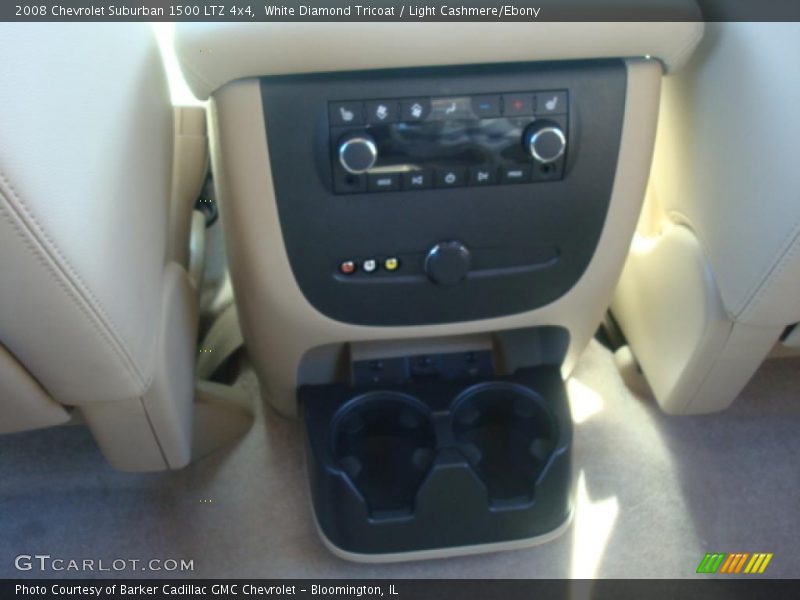 White Diamond Tricoat / Light Cashmere/Ebony 2008 Chevrolet Suburban 1500 LTZ 4x4