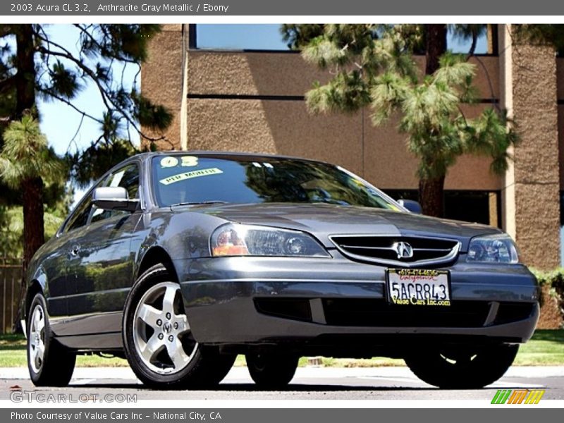 Anthracite Gray Metallic / Ebony 2003 Acura CL 3.2