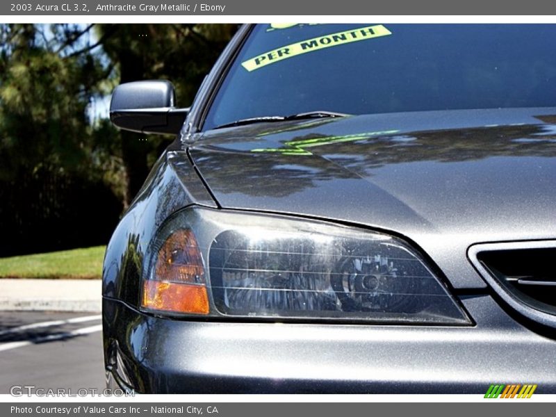 Anthracite Gray Metallic / Ebony 2003 Acura CL 3.2