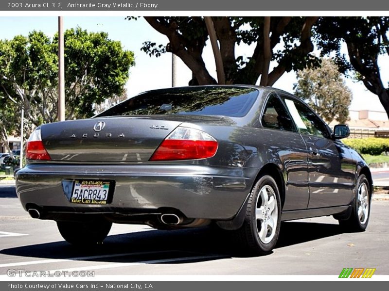 Anthracite Gray Metallic / Ebony 2003 Acura CL 3.2