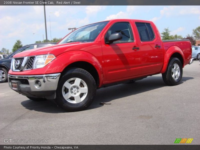 Front 3/4 View of 2008 Frontier SE Crew Cab