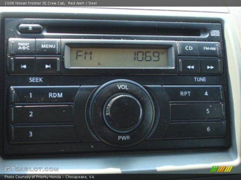 Audio System of 2008 Frontier SE Crew Cab