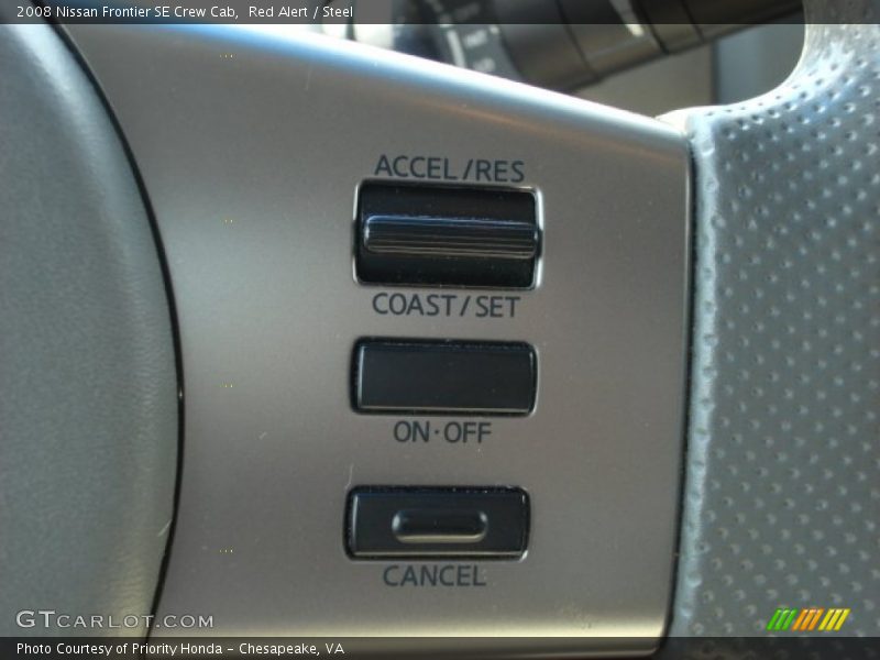 Controls of 2008 Frontier SE Crew Cab