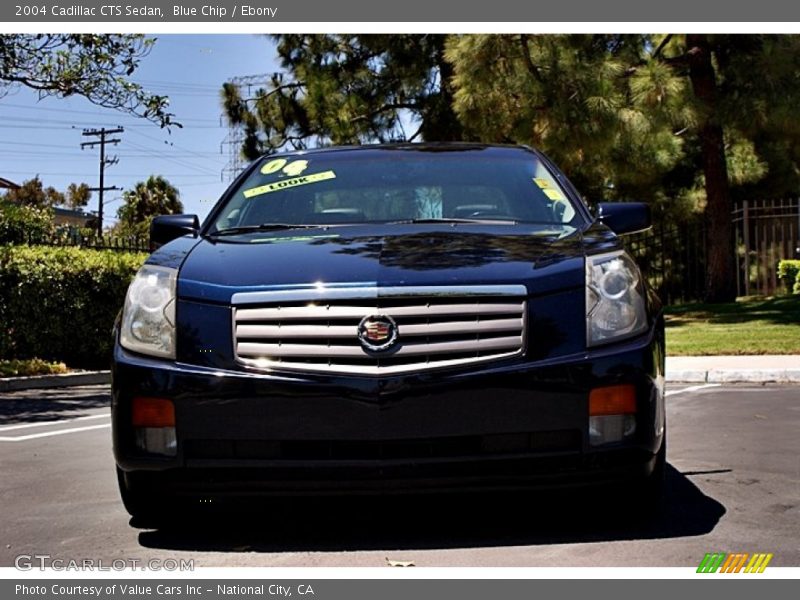 Blue Chip / Ebony 2004 Cadillac CTS Sedan
