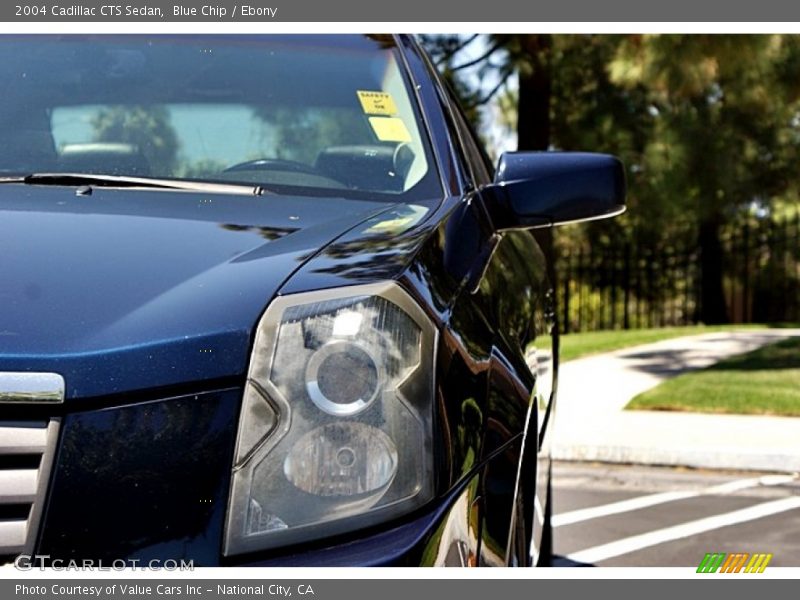 Blue Chip / Ebony 2004 Cadillac CTS Sedan