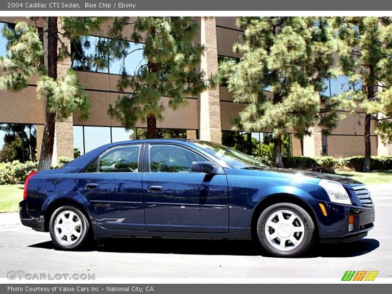 Blue Chip / Ebony 2004 Cadillac CTS Sedan