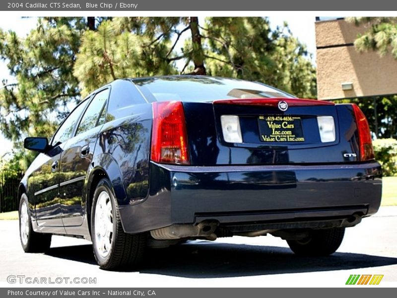 Blue Chip / Ebony 2004 Cadillac CTS Sedan