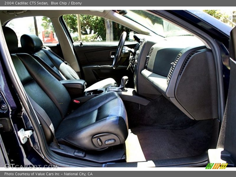 Blue Chip / Ebony 2004 Cadillac CTS Sedan