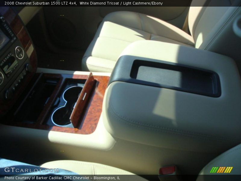 White Diamond Tricoat / Light Cashmere/Ebony 2008 Chevrolet Suburban 1500 LTZ 4x4