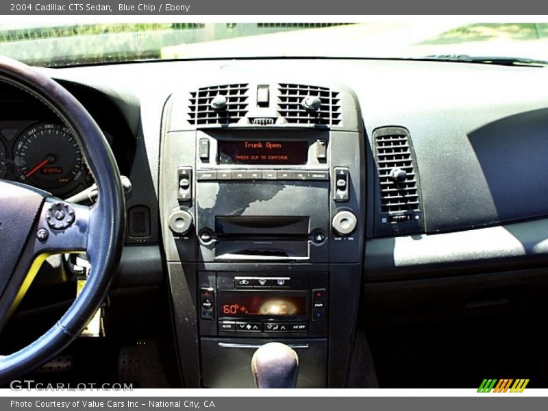 Blue Chip / Ebony 2004 Cadillac CTS Sedan