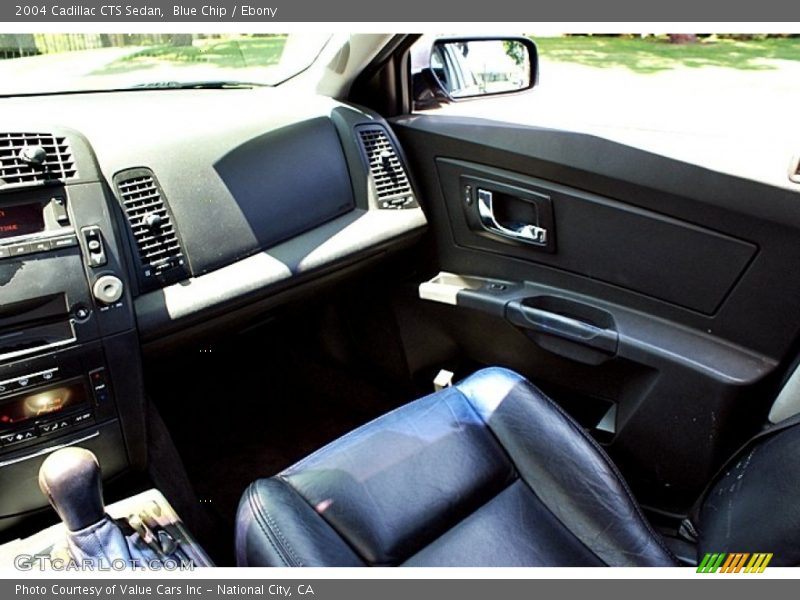 Blue Chip / Ebony 2004 Cadillac CTS Sedan
