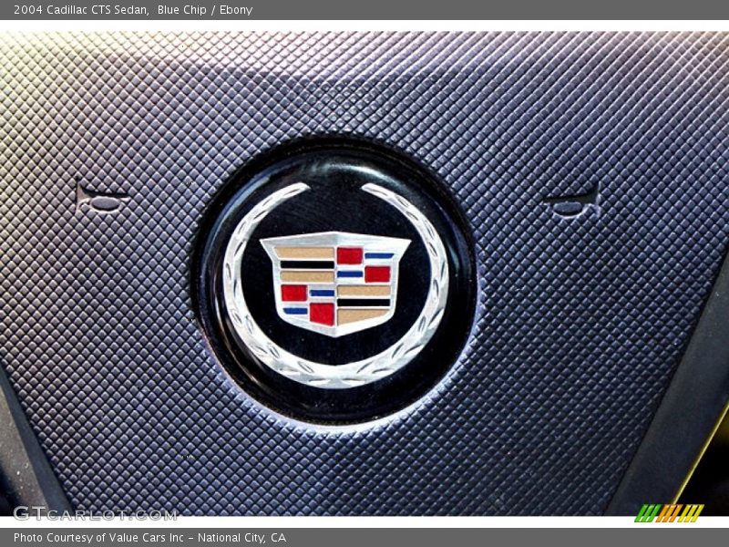 Blue Chip / Ebony 2004 Cadillac CTS Sedan