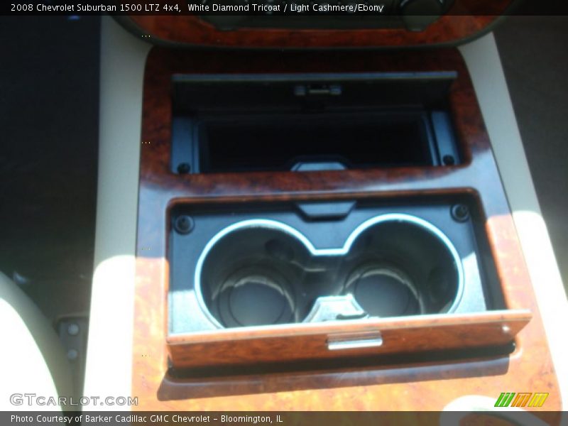 White Diamond Tricoat / Light Cashmere/Ebony 2008 Chevrolet Suburban 1500 LTZ 4x4