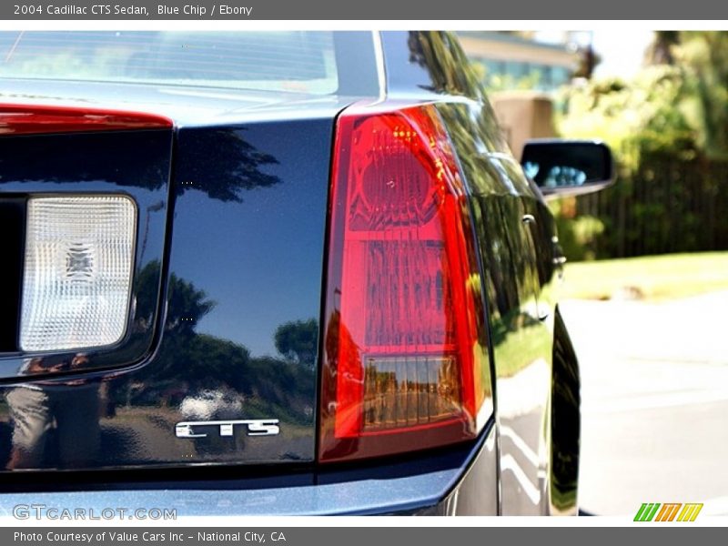 Blue Chip / Ebony 2004 Cadillac CTS Sedan