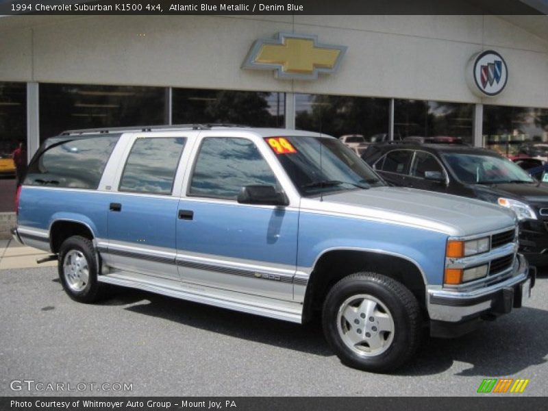 Atlantic Blue Metallic / Denim Blue 1994 Chevrolet Suburban K1500 4x4