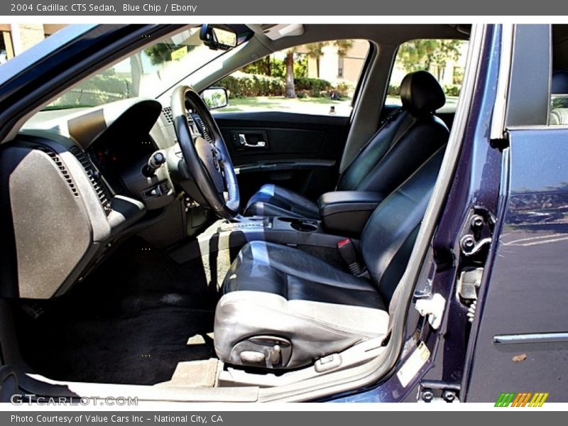 Blue Chip / Ebony 2004 Cadillac CTS Sedan