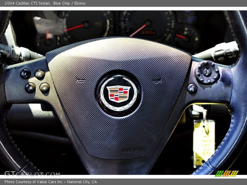 Blue Chip / Ebony 2004 Cadillac CTS Sedan