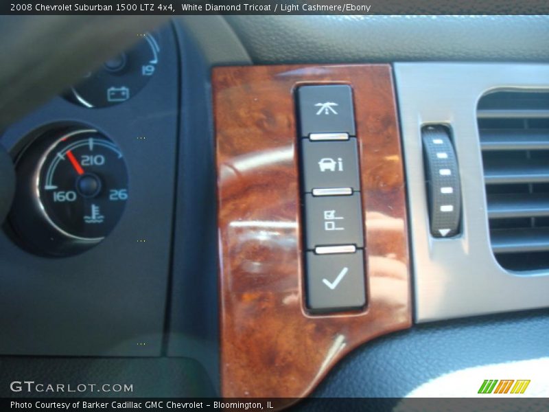 White Diamond Tricoat / Light Cashmere/Ebony 2008 Chevrolet Suburban 1500 LTZ 4x4