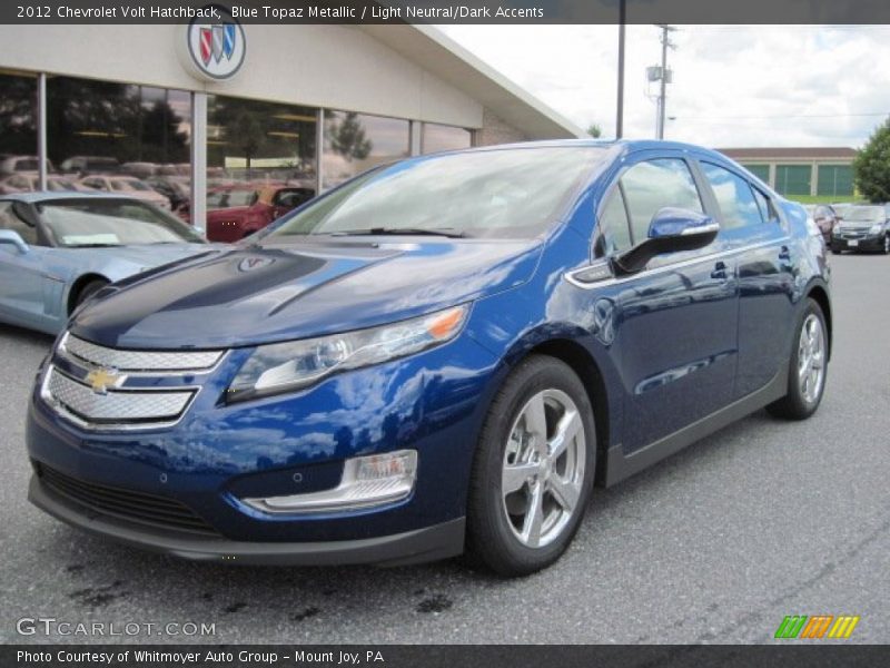 Blue Topaz Metallic / Light Neutral/Dark Accents 2012 Chevrolet Volt Hatchback
