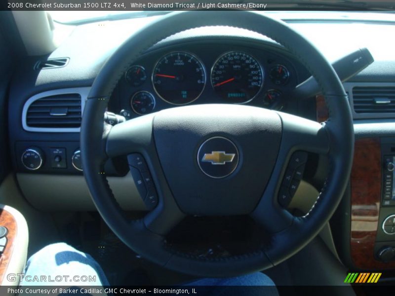 White Diamond Tricoat / Light Cashmere/Ebony 2008 Chevrolet Suburban 1500 LTZ 4x4