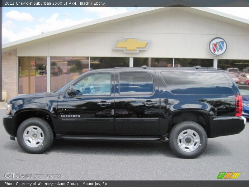 Black / Ebony 2012 Chevrolet Suburban 2500 LT 4x4