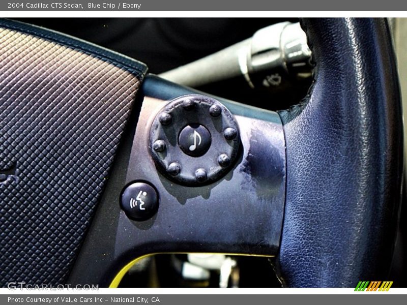 Blue Chip / Ebony 2004 Cadillac CTS Sedan
