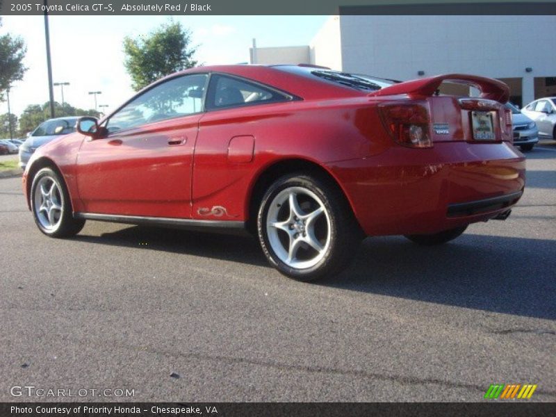 Absolutely Red / Black 2005 Toyota Celica GT-S