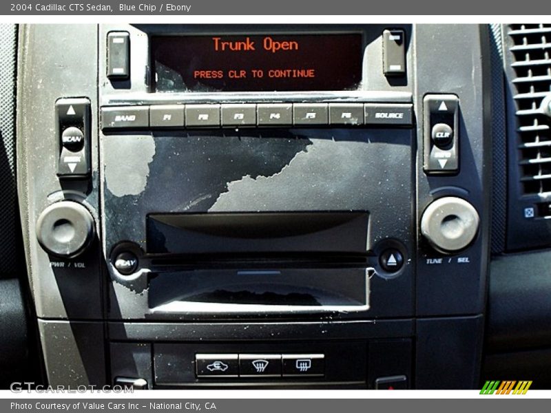 Blue Chip / Ebony 2004 Cadillac CTS Sedan