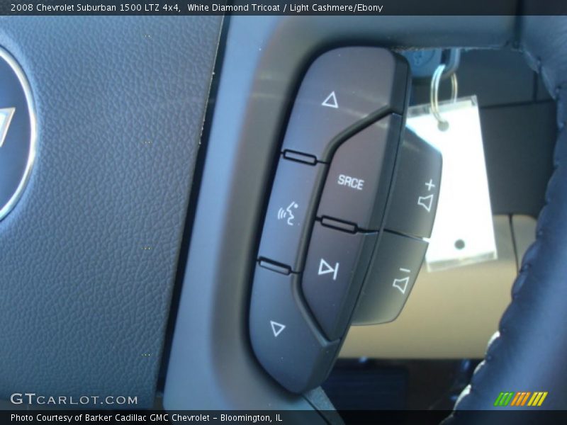 White Diamond Tricoat / Light Cashmere/Ebony 2008 Chevrolet Suburban 1500 LTZ 4x4