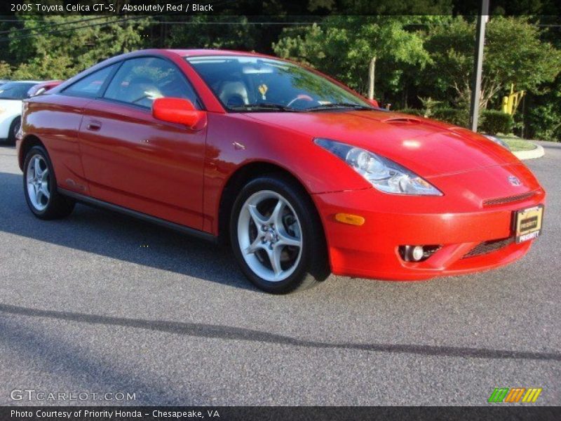 Absolutely Red / Black 2005 Toyota Celica GT-S