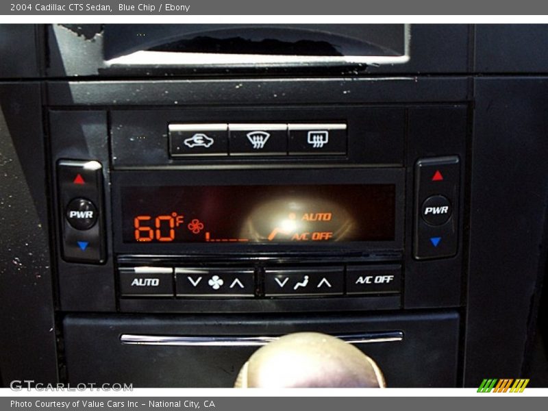 Blue Chip / Ebony 2004 Cadillac CTS Sedan