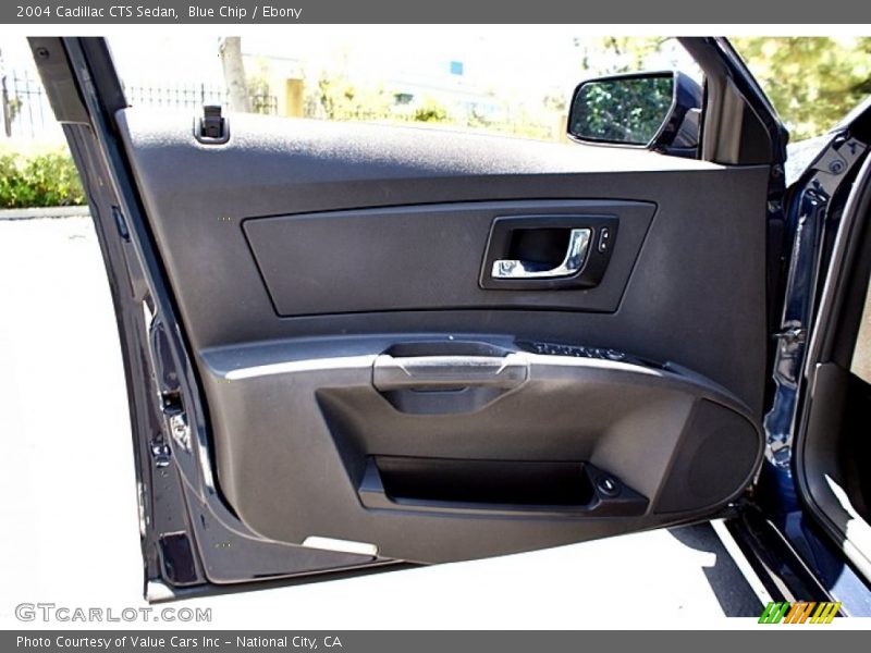 Blue Chip / Ebony 2004 Cadillac CTS Sedan