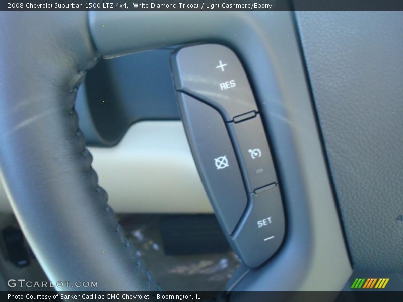 White Diamond Tricoat / Light Cashmere/Ebony 2008 Chevrolet Suburban 1500 LTZ 4x4