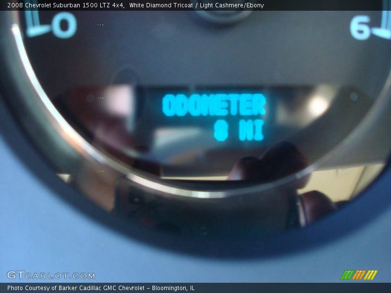 White Diamond Tricoat / Light Cashmere/Ebony 2008 Chevrolet Suburban 1500 LTZ 4x4