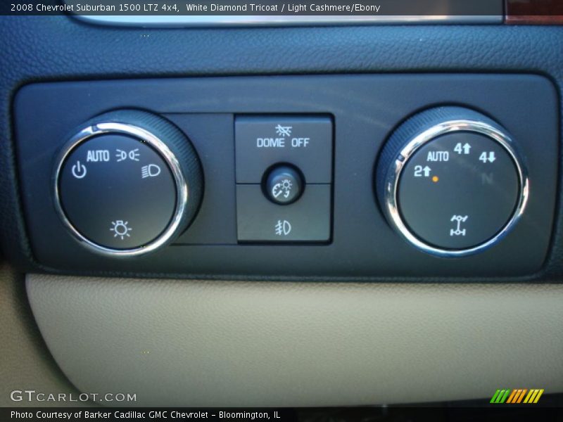 White Diamond Tricoat / Light Cashmere/Ebony 2008 Chevrolet Suburban 1500 LTZ 4x4
