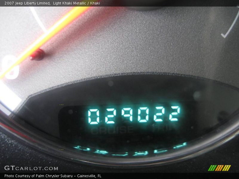 Light Khaki Metallic / Khaki 2007 Jeep Liberty Limited